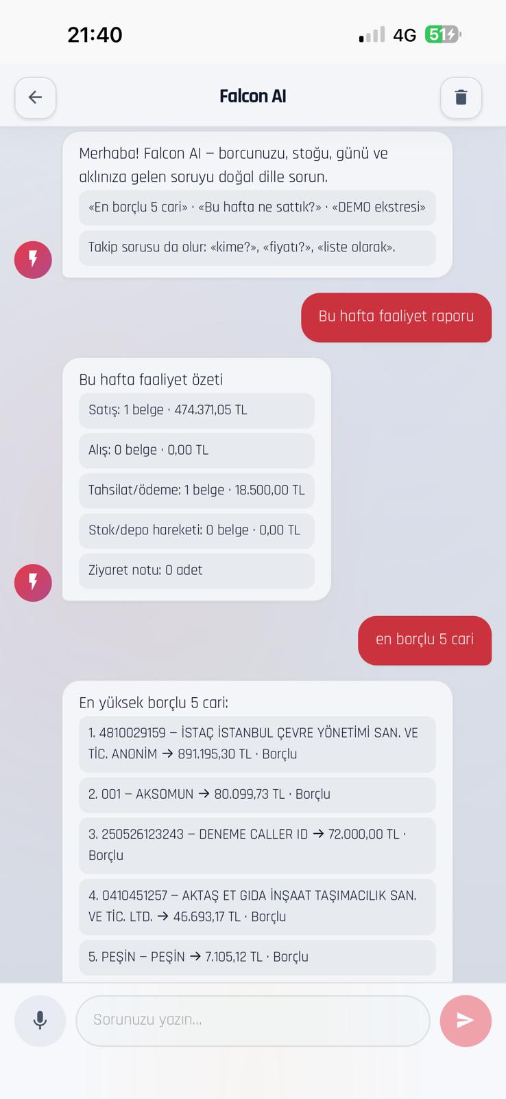 Falcon Mobile — Falcon AI
